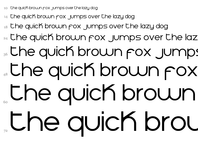 Moiser font waterfall